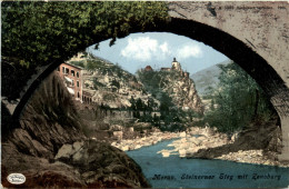 Meran - Steinerner Steg Mit Zenoburg - Merano