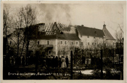 Brand Des Schlosses Gallspach 1933 - Grieskirchen
