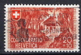 T3104 - SUISSE SWITZERLAND Yv N°369 Pro Patria Fete Nationale - Usados