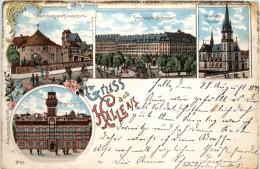 Gruss Aus Halle Saale - Litho - Halle (Saale)