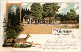 Gruss Aus Der Batzenhütte Nieder-Oderwitz - Litho - Görlitz