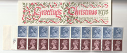 GRANDE BRETAGNE - CARNET - N°C734a-3 ** (1978) Noël - Postzegelboekjes
