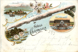 Gruss Vom Chiemsee - Litho - Rosenheim