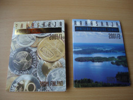 Set Monétaire Finlande (2 Différents) 2001 - Finlandia