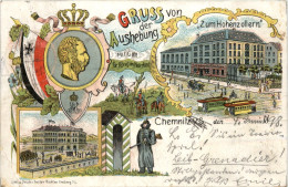 Chemnitz - Gruss Von Der Aushebung - Litho - Chemnitz