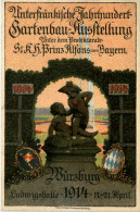 Würzburg - Unterfränkische Gartenbau Ausstellung 1914 - Wuerzburg