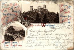 Gruss Von Der Wartburg - Vorläufer 1893 - Eisenach