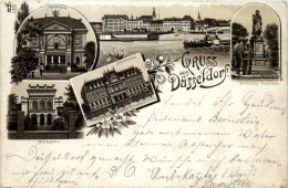 Gruss Aus Düsseldorf - Litho - Duesseldorf