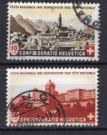 T3107 - SUISSE SWITZERLAND Yv N°385/86 Pro Patria Fete Nationale - Oblitérés