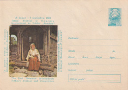 A24593  - Folclore Festival Romania Cover Stationery - Enteros Postales