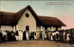CPA Brazzaville Französisch Kongo, Nach Der Segnung Der Mindouli-Kapelle - South Africa