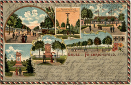 Gruss Aus Friedrichsfeld Bei Wesel - Litho - Wesel