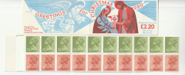 GRANDE BRETAGNE - CARNET - N°C782b-2 ** (1980) Noël - Postzegelboekjes