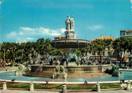 13 - Aix En Provence - Grande Fontaine Sur La Rotonde - CPM - Etat Pli Visible - Voir Scans Recto-Verso - Aix En Provence