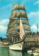 Bateaux - Voiliers - Bretagne - Saint Malo - Bassin Vauban Devant Les Remparts - Le Trois-Mâts Gorch Fock De La Marine A - Voiliers