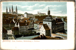 Bamberg, Dom, Residenz, Michelsberg U. Rathaus - Bamberg