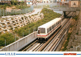 Trains - Métro - Lille - Le Métro VAL - CPM - Voir Scans Recto-Verso - Metropolitana