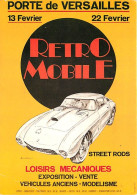 Automobiles - Affiche Retro Mobile 1981 - Ferrari Berlinette - Dessin : Alain Moitrier - Etat Léger Pli Visible - CPM -  - Passenger Cars