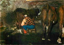 Animaux - Vaches - Heure De La Traite Dans L'étable - CPM - Carte Neuve - Voir Scans Recto-Verso - Kühe