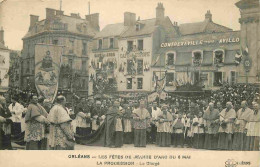 45 - Orléans - Fête De Jeanne D'Arc  - La Procession - Le Clergé - Animée - CPA - Voir Scans Recto-Verso - Orleans