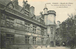 75 - Paris - Musée De Cluny - Vue Intérieure De L'Hôtel De Cluny Et Entrée Du Musée - CPA - Etat Carte Provenant D'un Ca - Musea