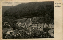 Wirsberg, Blick V. Denkmal - Kulmbach