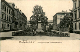 Reichenbach I.V., Solbrigplatz Mit Bismarckdenkmal - Reichenbach I. Vogtl.