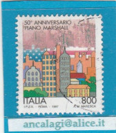 USATI ITALIA 1997 - Ref.0783A "50° ANNIVERSARIO PIANO MARSHALL" 1 Val. - - 1991-00: Afgestempeld