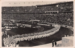 Allemagne - BERLIN - Stade Des Jeux Olympiques De 1936 - Cérémonie D'ouverture - Reichssportfeld - Voyagé (2 Scans) - Autres & Non Classés