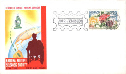 MONACO FDC 1962 LUTTE SCLEROSE - Disease