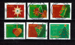 Sweden 2001 - Merry Christmas, Noël, Weihnachten - Used - Used Stamps