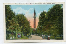 AK 213378 USA - Michigan - Detroit - Waterworks Park - Floral Clock And Water Tower - Detroit