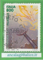 USATI ITALIA 1997 - Ref.0787 "GIORNATA DELLA FILATELIA" 1 Val. - - 1991-00: Gebraucht