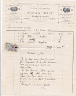 12-F.Bec..Orthopédie, Bandages, Corsets....Rodez..(Aveyron)...1922 - Other & Unclassified