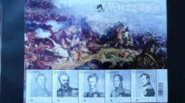 BL 229** Neuf – 2015 –COB N° 4532/4536 Bicentenaire De La Bataille De Waterloo 5 Timbres - 2002-… (€)