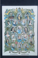 ► Swedish Regents 1521-1907  - Timbres Collection Verso - Königshäuser