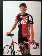 Mario De Clercq - Lotto - 1995 - Carte / Card - Cyclists - Cyclisme - Ciclismo -wielrennen - Radsport