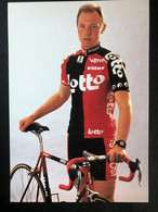 Paul Van Hyfte - Lotto - 1995 - Carte / Card - Cyclists - Cyclisme - Ciclismo -wielrennen - Radsport