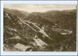 S3501/ Eisenbahn Oslo-Bergen Norwegen Foto Trinks-Bildkarte AK-Format Ca.1925    - Noruega