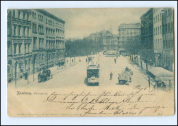 Y20440/ Hamburg St. Georg Georgsplatz Straßenbahn AK 1899 - Mitte