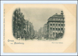 Y20427/ Alt-Hamburg Fleet Beim Rathaus AK Ca.1900 - Mitte