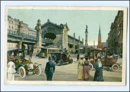 XX00587/ Berlin Bahnhof Bülowstraße Berliner Leben AK Fotomontage Straßenbahn  - Autres & Non Classés