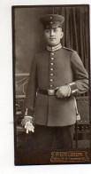 Y9784/ CDV Foto Soldat Atelier Paul Eitelsberg , Berlin  Ca.1905 - Otros & Sin Clasificación