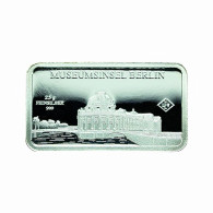 Germany Silver Ingot Bar Proof 2.5g Landmarks Museum Island Berlin 03854 - Gedenkmünzen