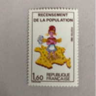 N°2202a Variété "sans 7 Sur La Corse" Neuf Sans Charnières. - Unused Stamps