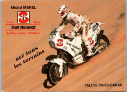 Paris Dakar. Michel MEREL  Pilote Du Team Moto Jean Stalaven - Motorcycle Sport