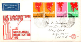 PAYS BAS FDC 1970 FONDATION DU COEUR - Medicine