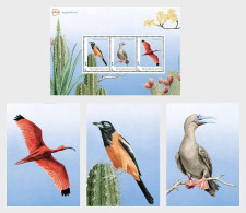 The Netherlands / Nederland - Postfris / MNH - Sheet Birds Of Bonaire 2024 - Nuovi