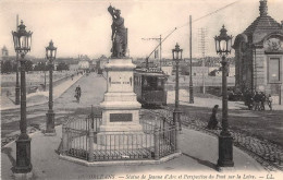 ORLEANS Statue De Jeanne D Arc Et Perspective Du Pont Sur La Loire 26(scan Recto-verso) MA1729 - Orleans