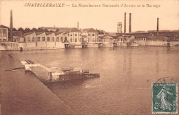CHATELLERAULT La Manufacture Nationale D Armes Et Le Barrage 13(scan Recto-verso) MA1751 - Chatellerault